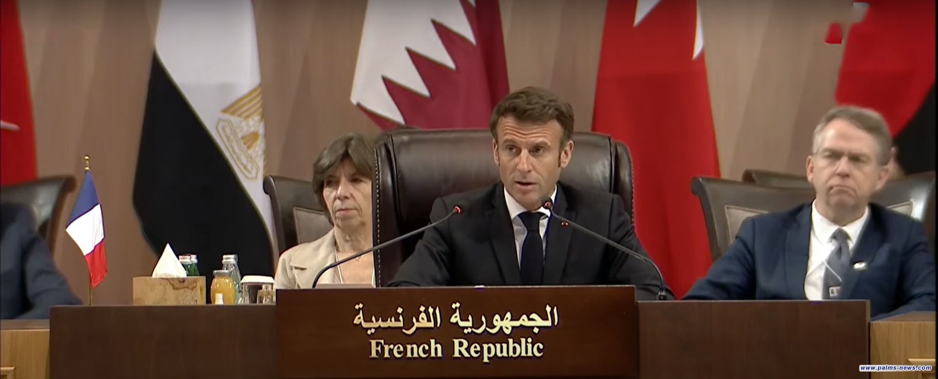 ماكرون: أزمات لبنان والعراق وسوريا تتطلب تعاونا صادقا من الدول المعنية.